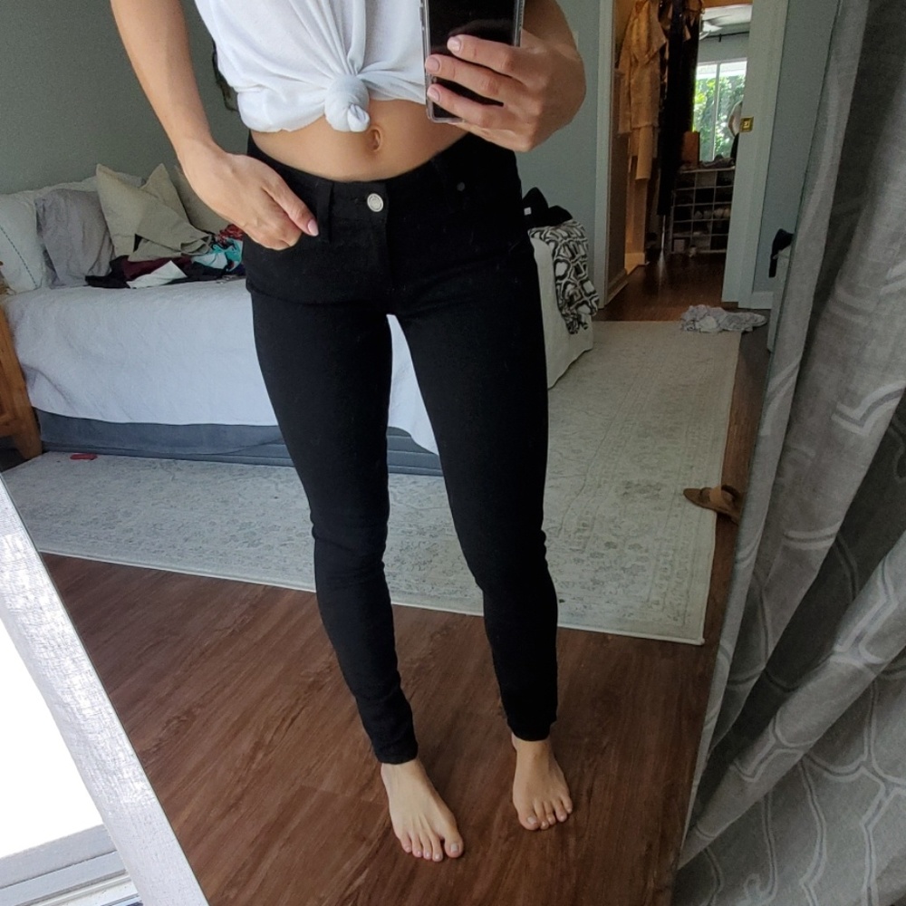 PAIGE | Black skinny jeans